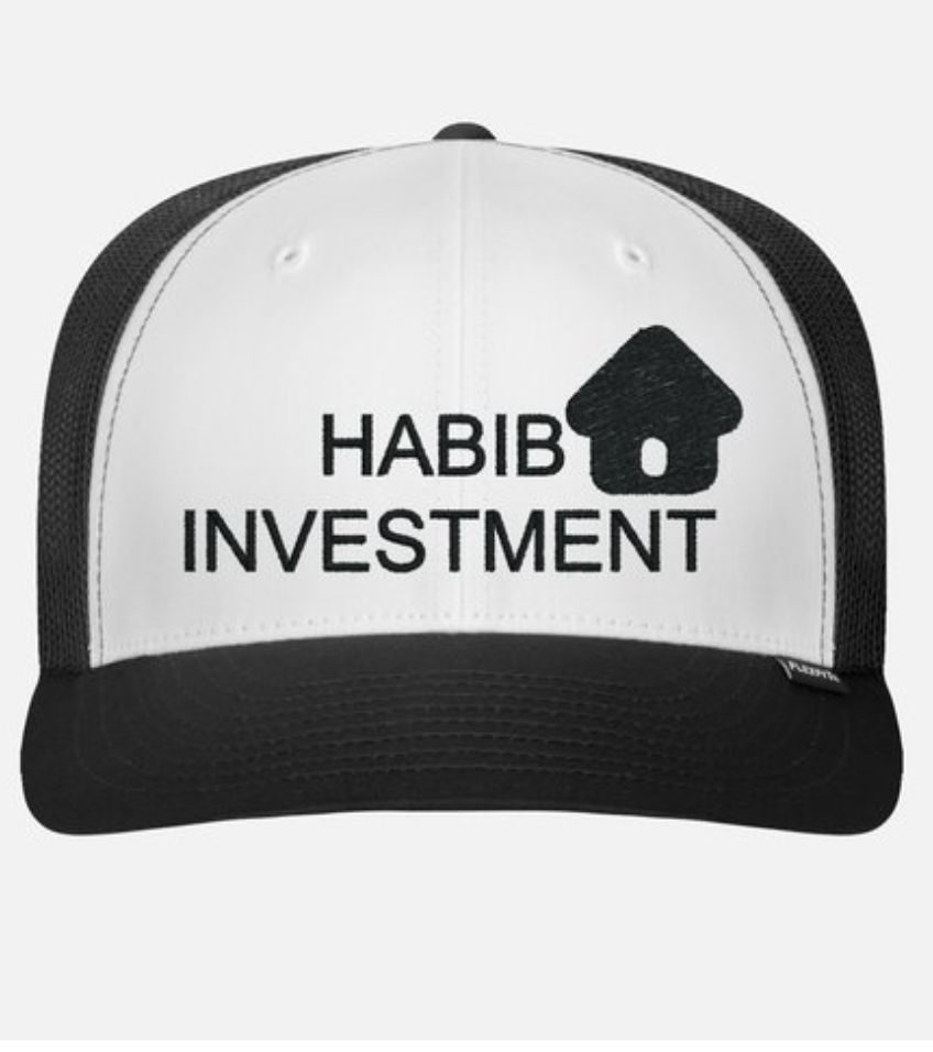 Trucker Cap (White/Black)